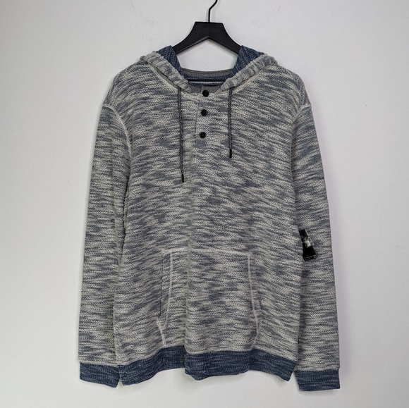 Union SEA//WA Heathered Blue & Grey Hood Pullover - Picture 14 of 14